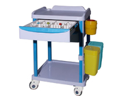 Silver Medical Trolley 5 Inch Casters And Lockable For Convenience